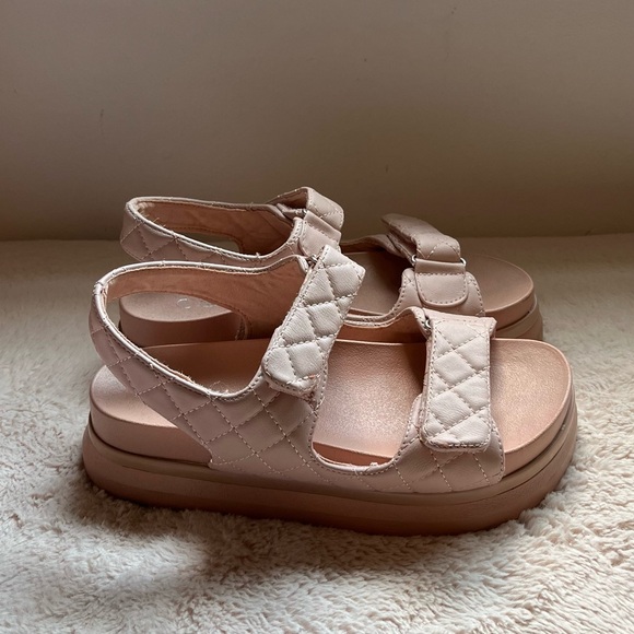 Two Strap Blush Pink Sandals | Size 9 - Picture 2 of 5